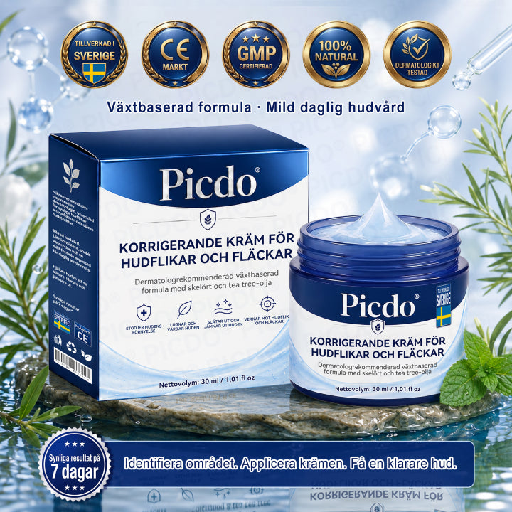 Picdo® 7-dagars hudförnyelsecykel – Smärtfri & Ärrfri – Avancerad Roll-on-penna mot Skavanker