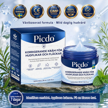 Picdo® 7-dagars hudförnyelsecykel – Smärtfri & Ärrfri – Avancerad Roll-on-penna mot Skavanker