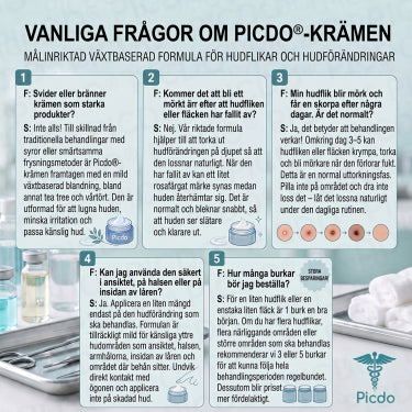 Picdo® 7-dagars hudförnyelsecykel – Smärtfri & Ärrfri – Avancerad Roll-on-penna mot Skavanker