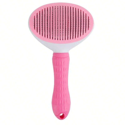 Cat Grooming Tools Cat Grooming Comb Pet Hair Removal Comb Non-Slip Stainless Steel Pet Comb
